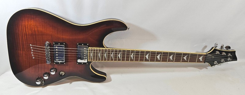 Schecter C-1 Plus Electric Guitar-2008 South Korea WMI-Antique Burst