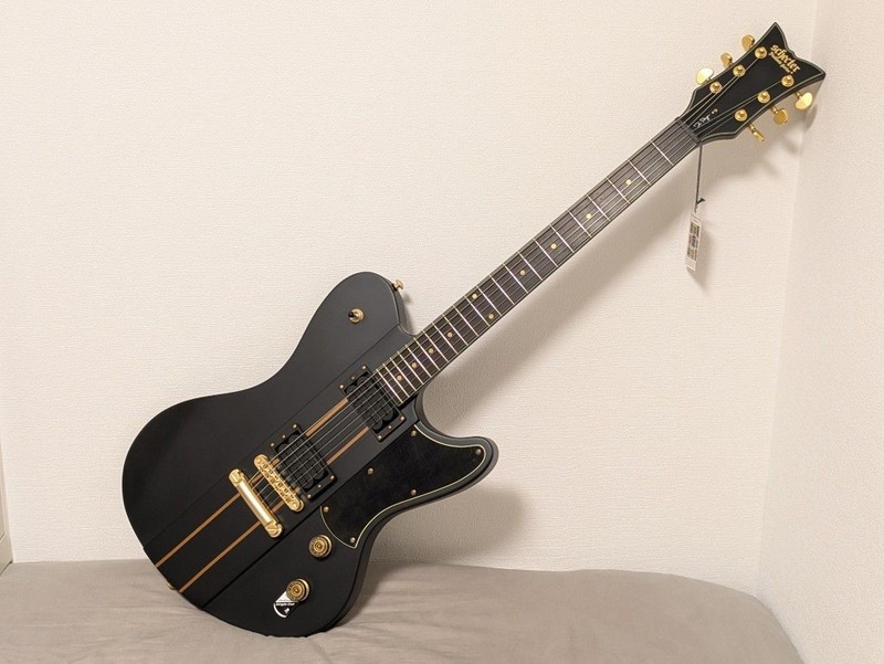 Schecter Dan Donegan Ultra Electric Guitar Black Red 24.75 in Excellent Used