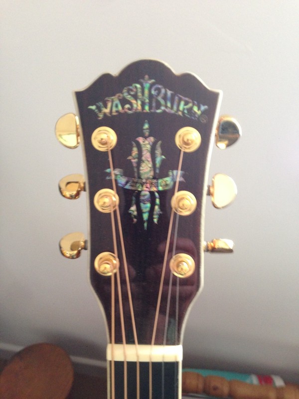 Washburn Flinthill Anniversary dreadnought acoustic guitar used right handed