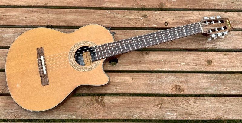 1983 Washburn Mirage Classic Guitar. Classical electro acoustic