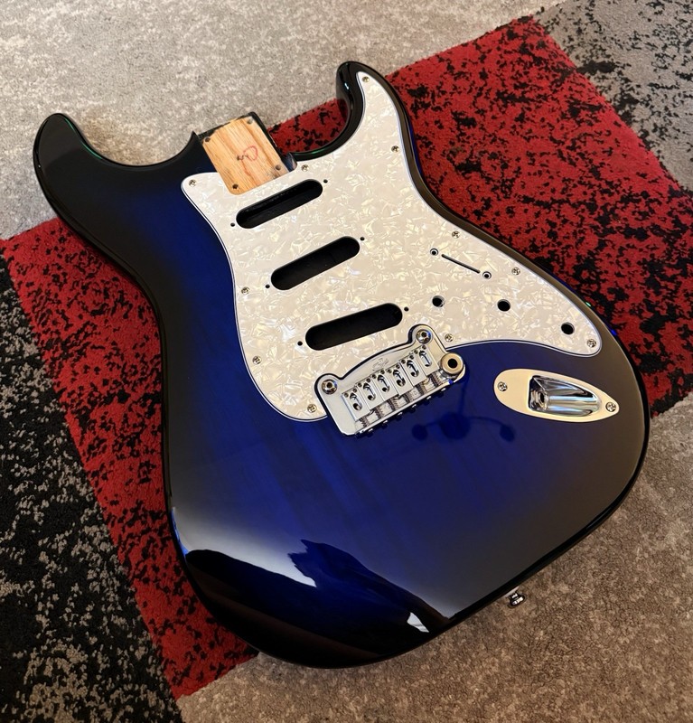 2021 G&L S-500 Tribute Series (Unloaded Body)-Blueburst FINAL SALE DAY