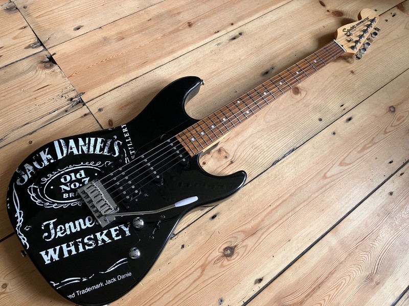 Squier Showmaster Jack Daniels 2004 Electric Guitar Rare