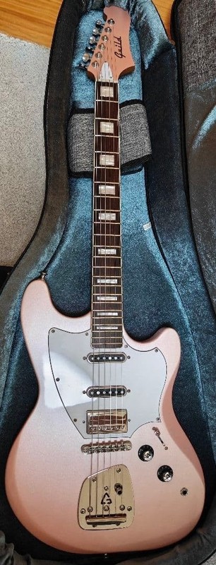 Guild Surfliner Deluxe Electric Guitar Vector Slock Pegs Elixir 9-42