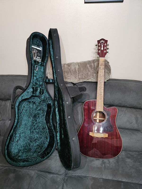 Guild D-120CE Dreadnought Electro Guitar, Mahogany, Electro Acoustic