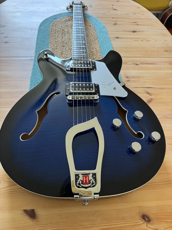 Hagstrom Super Viking – Dark Baltic Sea Blue – Excellent Condition – £695 ONO