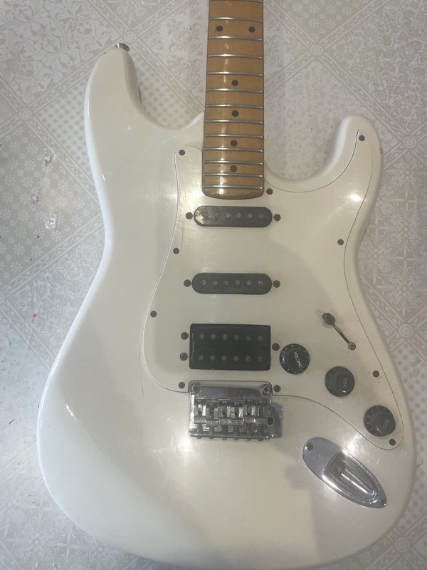 Vintage 1986 Kramer Aerostar ZX30H Cream Electric Guitar-Project-HSS 80s