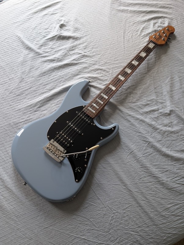 Sterling by Music Man Cutlass CT50 Plus Electric Guitar Aqua Grey-VGC
