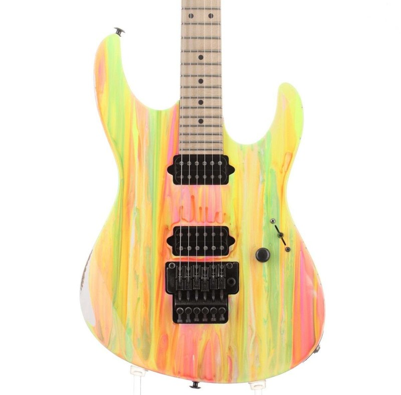 Suhr 80S Shred Neon Drip Limited Used Electric Guitar