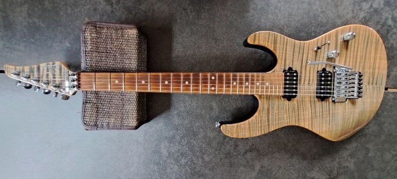 Suhr Modern Pro Trans Blue Denim Electric Guitar