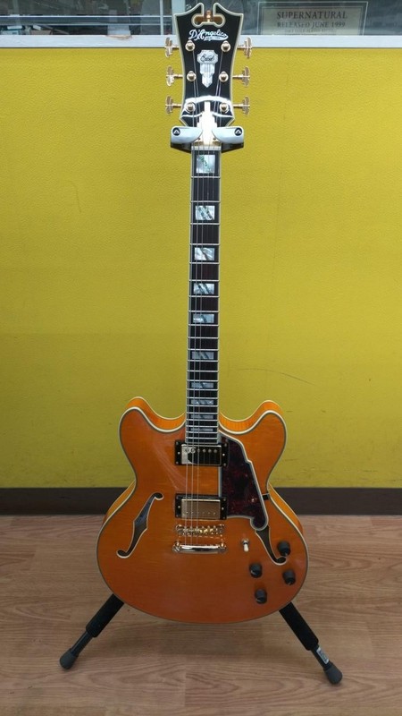 DANGE LICO EXCEL DC VNT NAT Semi-Acoustic Electric Guitar