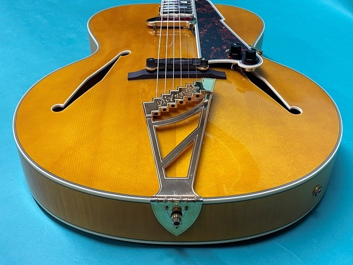 D’Angelico Excel Style B Amber Hollow Body Guitar 17″ Arch Top Used
