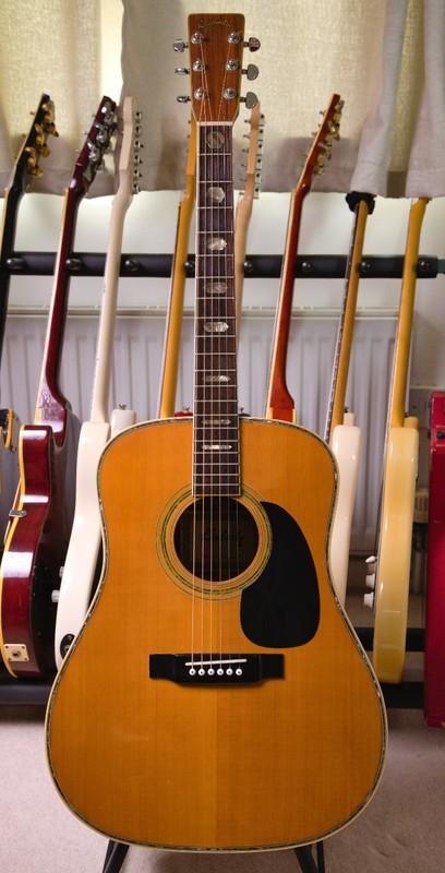 Made in Japan MIJ 1980s Kimberly (Kasuga) D-400K Dreadnought Guitar (Martin D41)