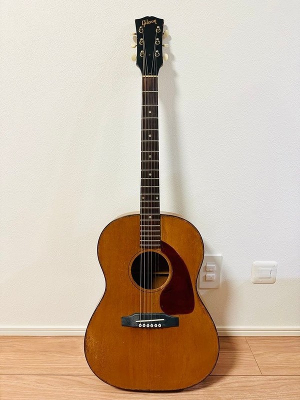 Gibson LG-0 1960s Vintage Acoustic Guitar Narrow Neck Weather Checking