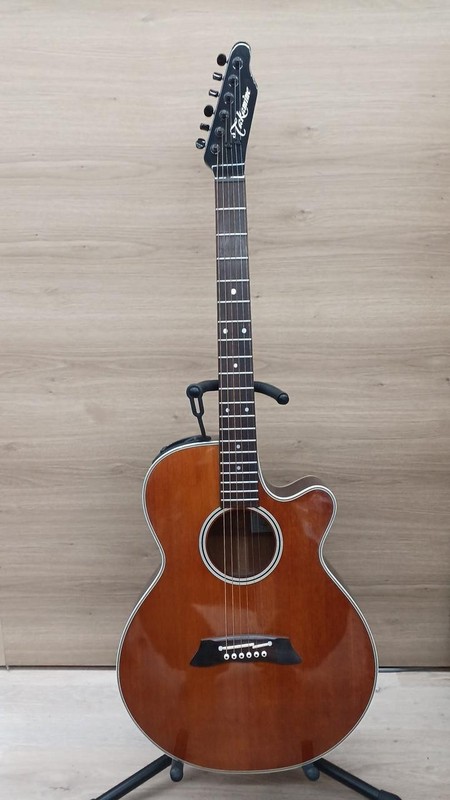 Takamine PT-106-6 Acoustic Electric Guitar 6-in-Line Headstock MIJ Japan