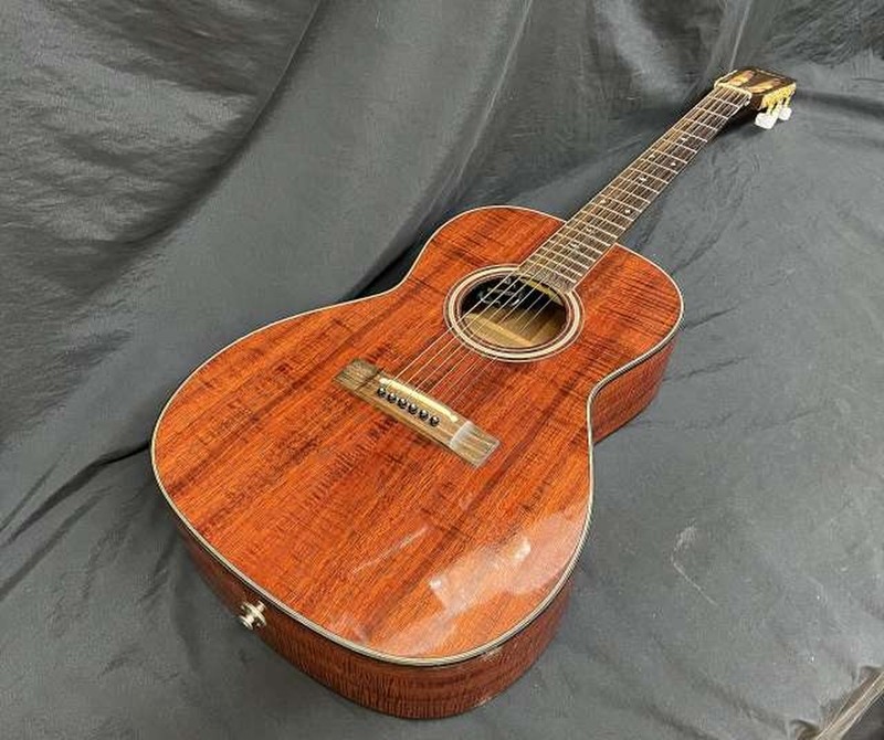 Takamine PT-406 Koa Parlor Acoustic Electric Guitar Made in Japan