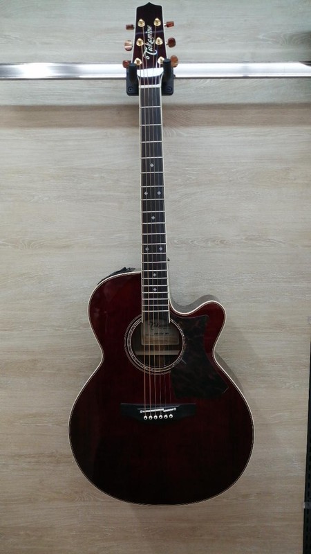 Takamine DMP50S WR Acoustic Electric Guitar MIJ CT4-DX Wine Red