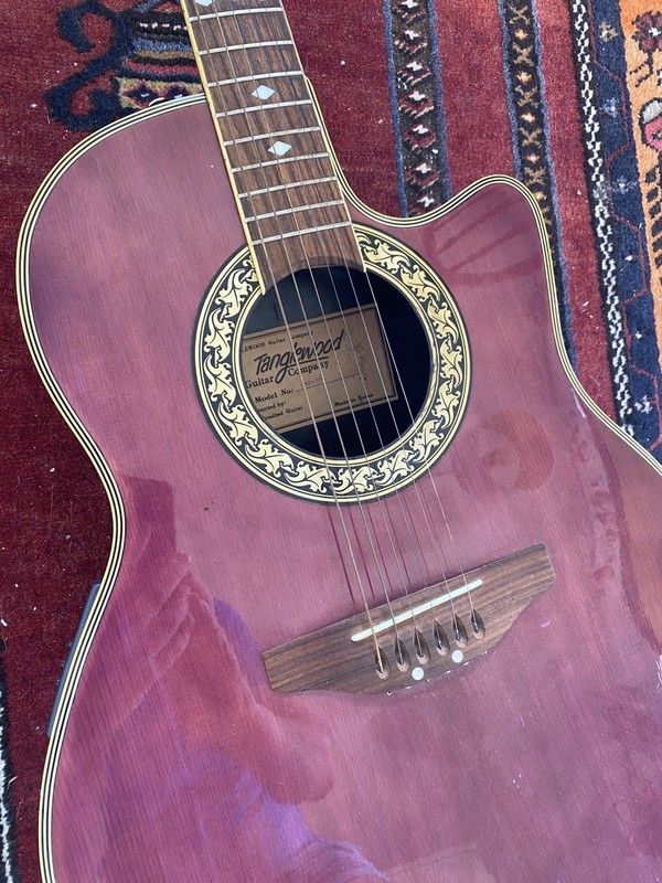 Beautiful Tanglewood Odyssey TM0-7CE Electro Acoustic Guitar