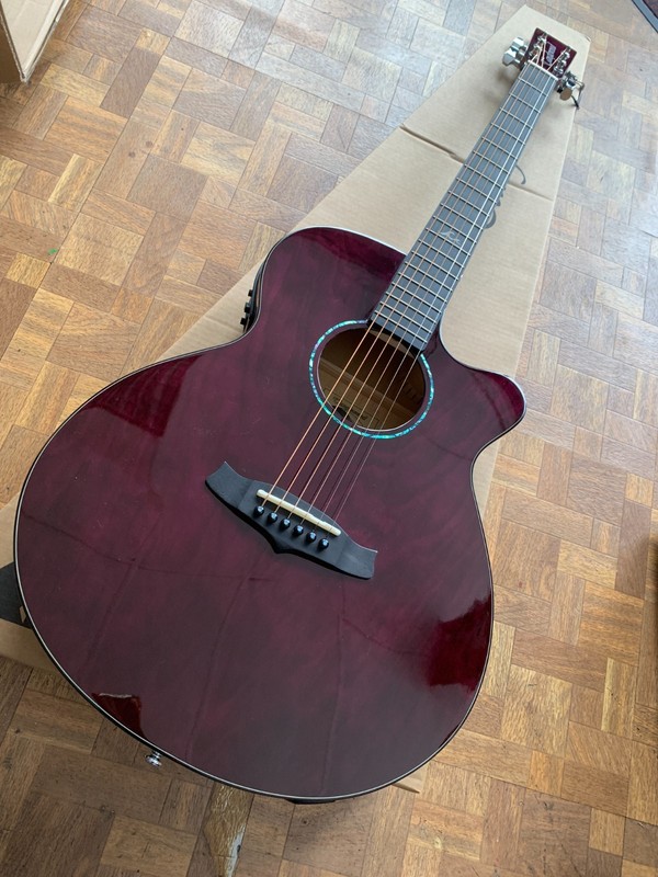 TANGLEWOOD TA4CEPU Purple Guitar, Electro Acoustic Folk Size, SSP £299