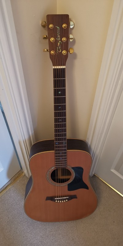 Tanglewood TW15 Ovangkol DLX Accoustic Guitar-all solid wood