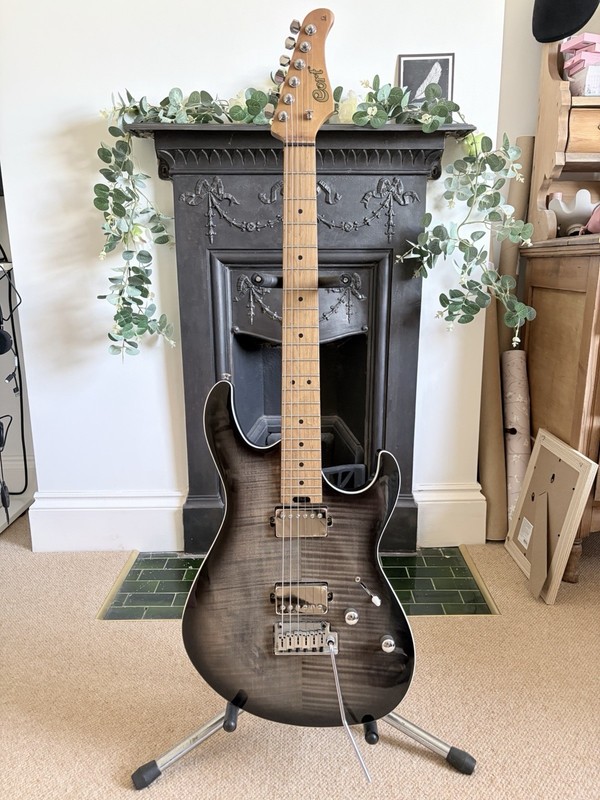 Cort G290 FAT II Trans Black Burst With Bare Knuckle True Grit Pickups