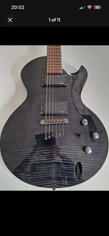 Cort Z-Custom2 Electric Guitar In Black Excellent Condition