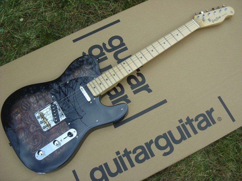 Harley Benton TE-70 Deluxe Series Telecaster-Black Paisley