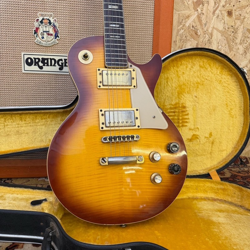 Vintage 1970s Kimbara Les Paul N116 Sunburst MIJ Japan Electric Guitar w/ OHSC