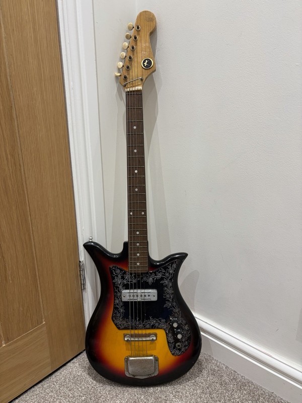 Vintage Kay Electric Guitar 1970s Electric Guitar Made In Taiwan