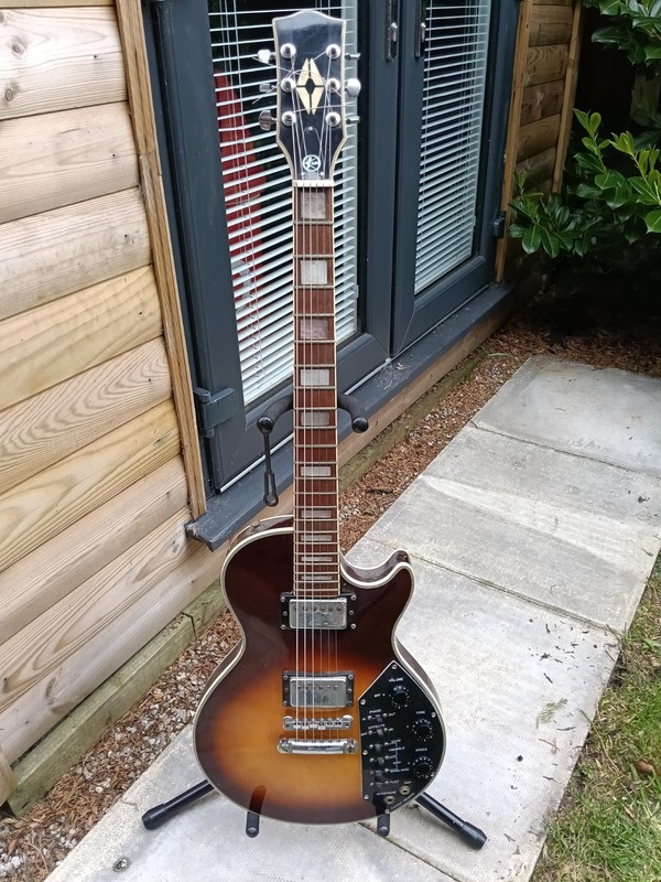 Vintage 1970’s Kay Univox Effector Les Paul Guitar for Spares Repair MIJ