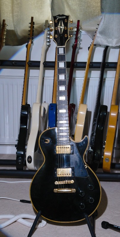 Kiso Suzuki Made in Japan MIJ Vintage Lawsuit Era Les Paul Custom Copy Guitar
