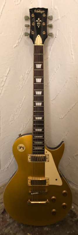 Vintage Les Paul Goldtop built in 2001