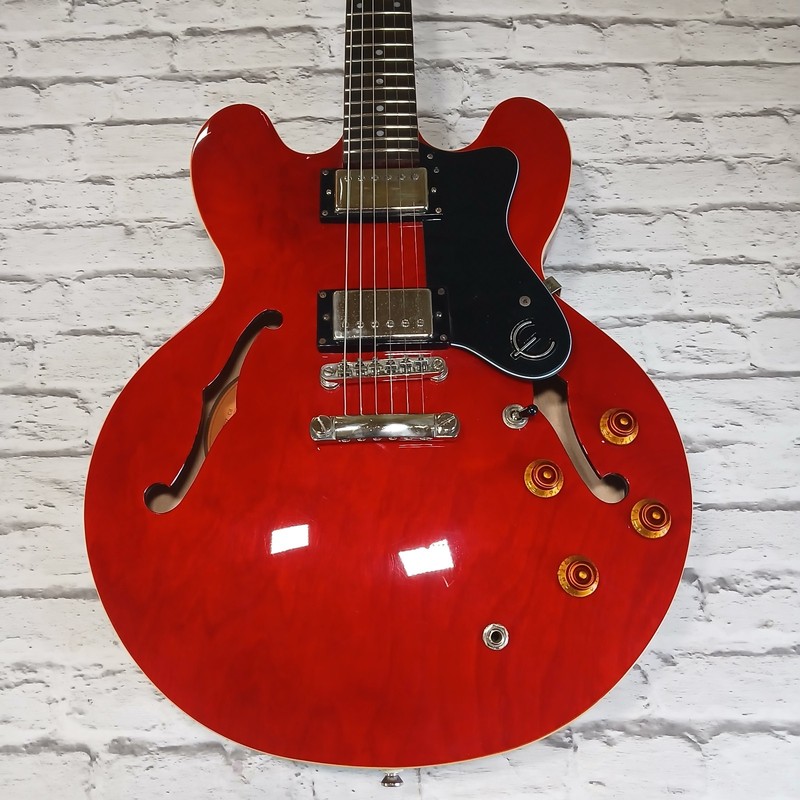 Epiphone ES 335 DOT Cherry Red excellent condition FREE SHIPPING