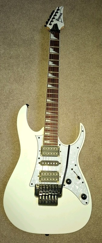 Ibanez RG Series White Electric Guitar RG450DXB 2024