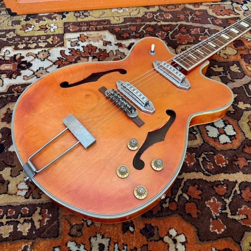 Vintage 1966 Ibanez ES335 Faded Red Made in Japan Electric Guitar *1960s*