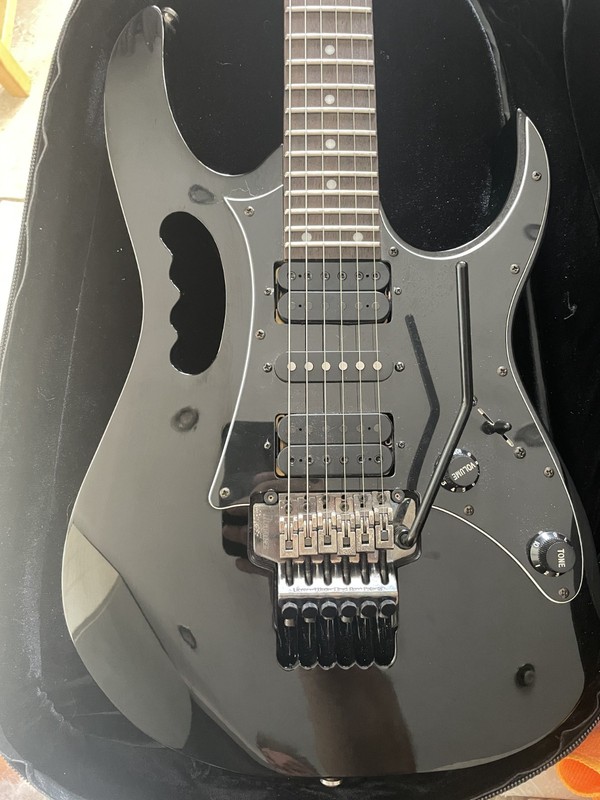 Ibanez JEM Junior JEMJR BK Steve Vai Black Electric Guitar-Excellent Condition