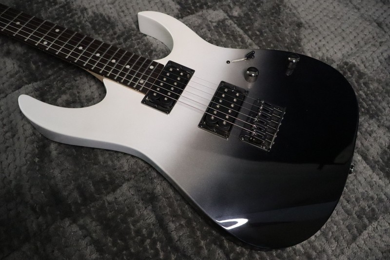 Ibanez RG421 Pearl Black Fade Metallic Electric Guitar-Full set up