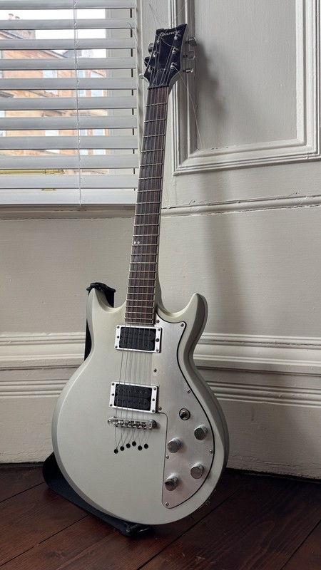 Ibanez ASX32 Electric Guitar Rare Flat Silver