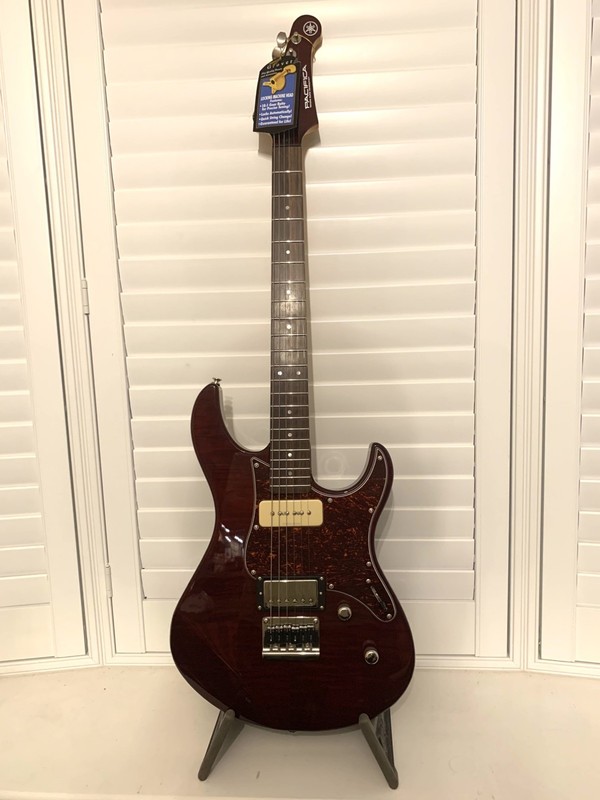 YAMAHA Electric Guitar PACIFICA PAC611HFM in Root Beer, MINT!