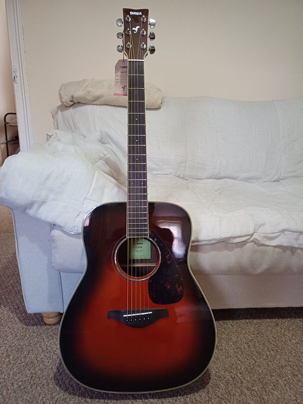 YAMAHA FG830 Acoustic Guitar FG SERIES-Tobacco Burst