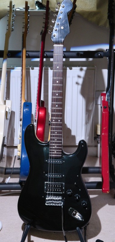 YAMAHA 1980s Stratocaster Type Guitar MIJ Japan Lawsuit Era-Black Beauty