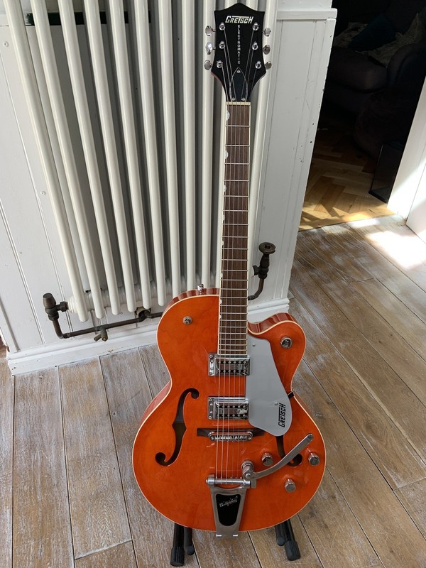 Gretsch G5120 Electromatic Orange Hollow Body Electric Guitar 2011