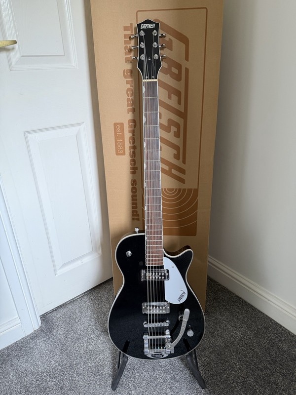 Gretsch Baritone G5260t Electromatic Jet In Black With Bigsby B50