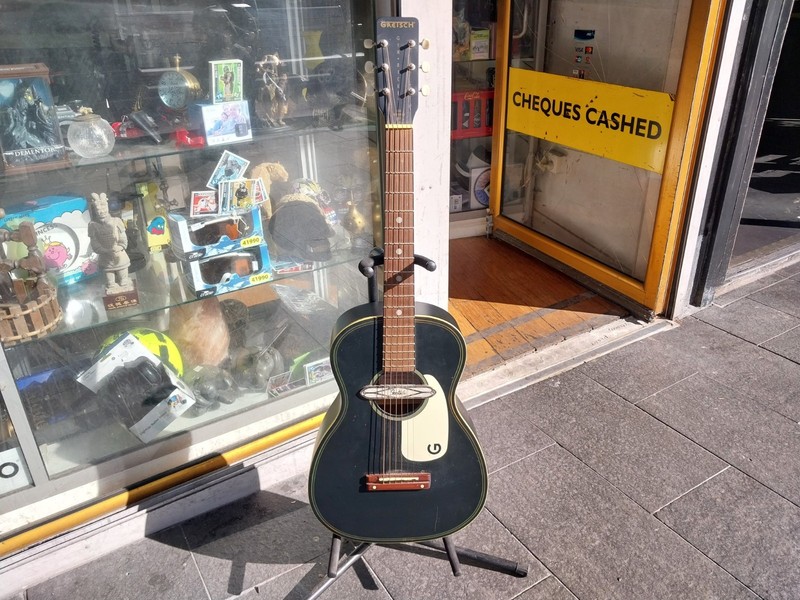 Gretsch G9520E Gin Rickey Acoustic Electric Guitar Black