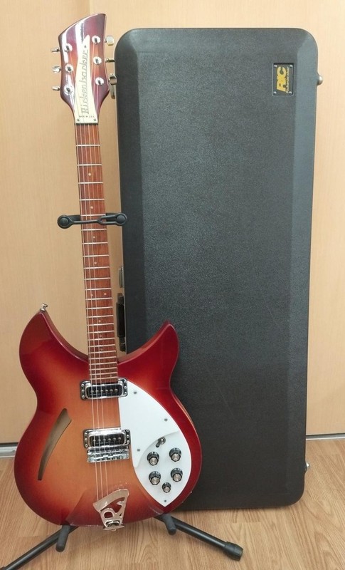 Rickenbacker 330 Fireglo Semi-Hollow Electric Guitar-Used