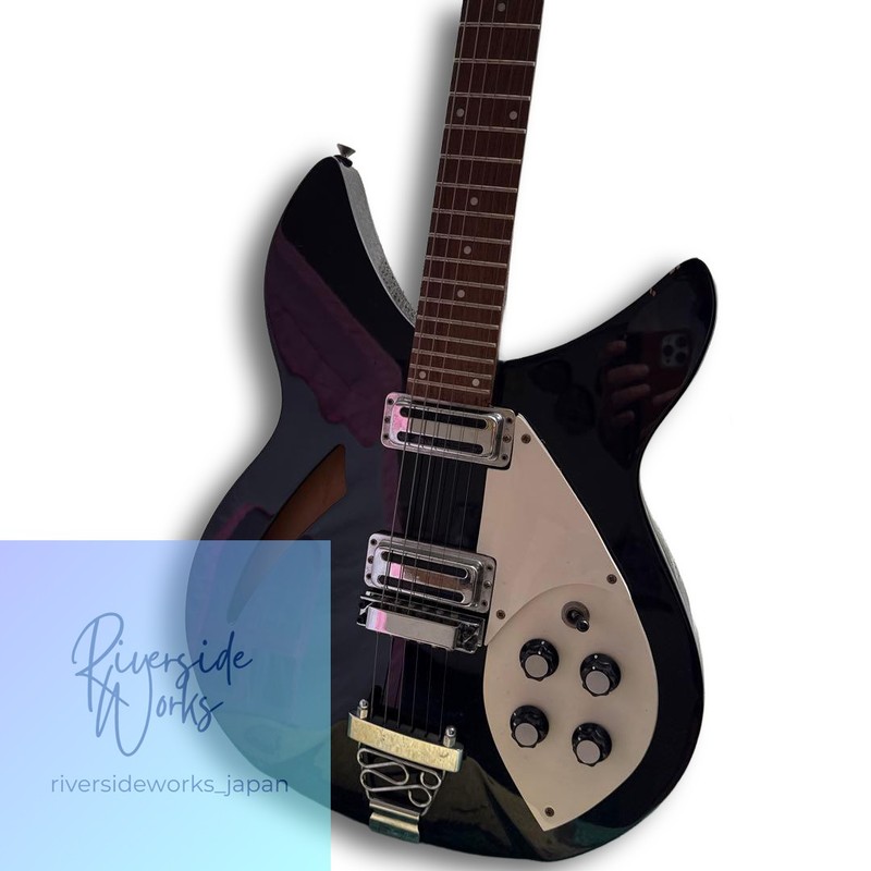 Cadenza Rickenbacker Type Electric Guitar JG Black