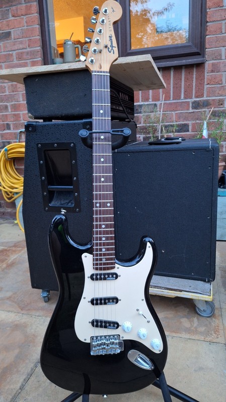 1996 Squier by Fender Stratocaster 50th Anniversary Electric Guitar