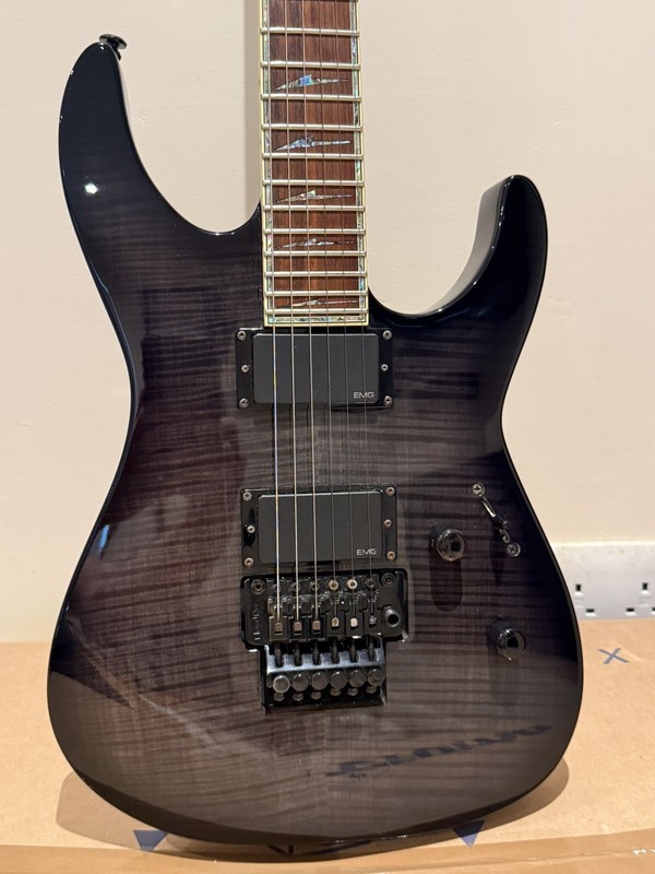ESP LTD M-1000 Deluxe EMG See Through Black 2007