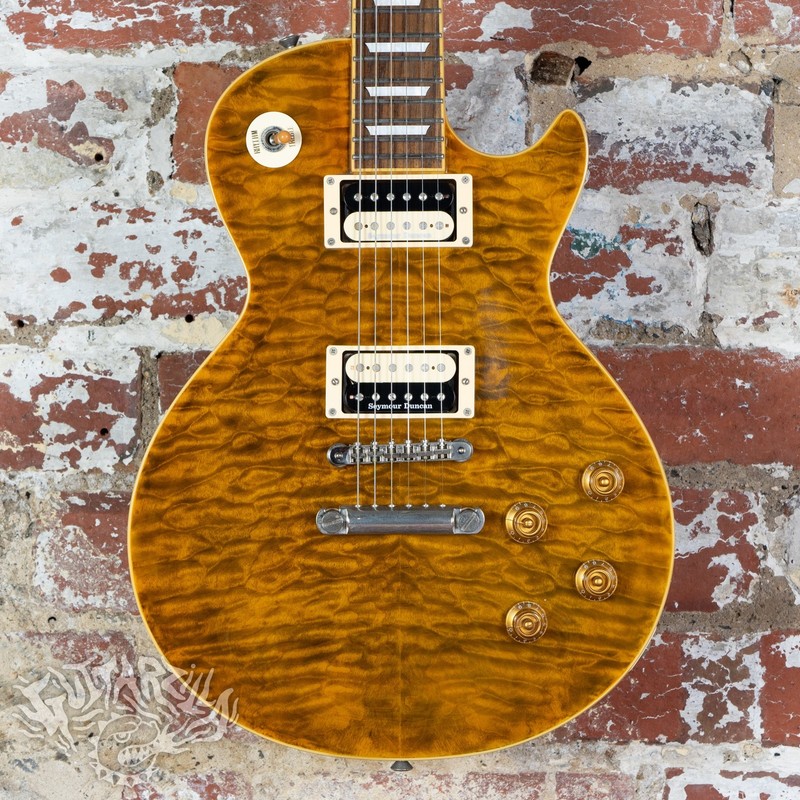 Edwards E-LP 125SD/QM 2014 Tiger Eye MIJ Japan ESP