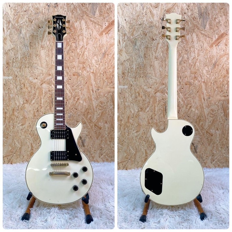 Edwards E-LP Custom ESP Les Paul Custom White Electric Guitar