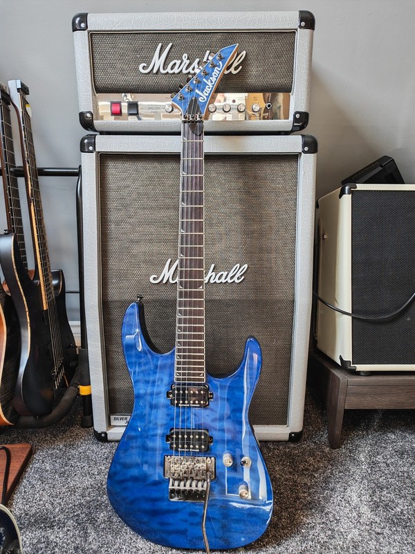 Jackson Pro Series Soloist SL2Q MAH (2017) – Transparent Blue